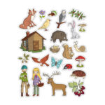 Aufkleber Wald 2 11432-apli-kinder