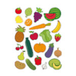 Aufkleber Grün und Frucht 2 11439-apli-kinder