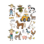Aufkleber Bauernhof 2 11443-apli-kids