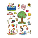 Aufkleber Sommer 2 11615-apli-kinder