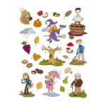 Aufkleber Herbst 2 11616-apli-kinder