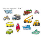 Aufkleber A4 Transport XL 2 12824-apli-kinder