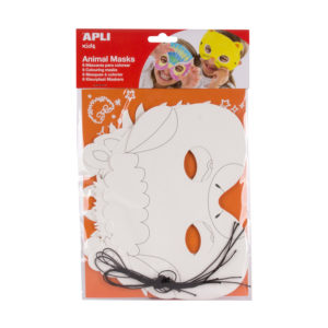 Tiermasken zum Ausmalen