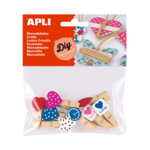 Mini-Holz-Bastelclips Formen 1 Mini-Holz-Bastelclips Formen – Bild 1