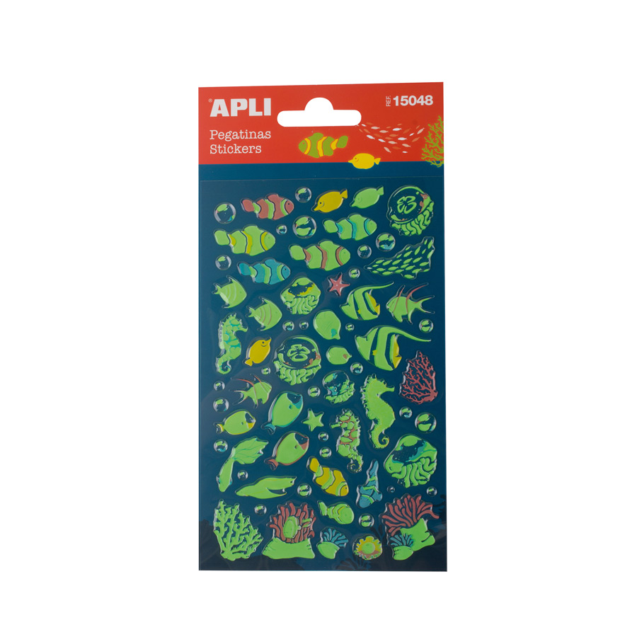 Aufkleber Glow in the Dark Sea World