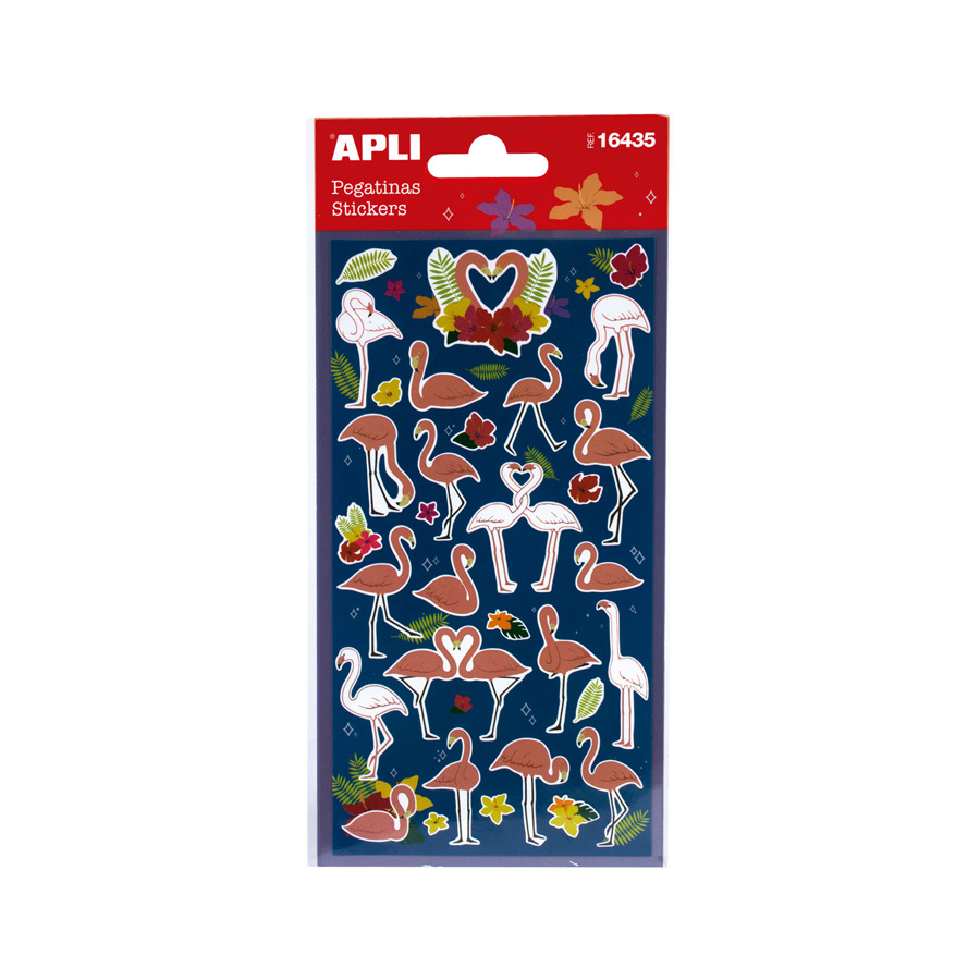 Aufkleber Flamingos