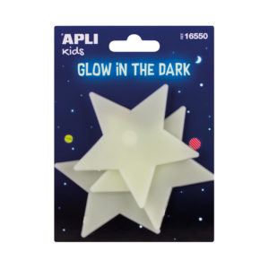Glow in the Dark Big Stars selbstklebend – Bild 1
