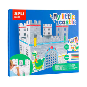 3D-Schloss mit Stickern und Buntstiften 1 3D-Schloss mit Stickern und Buntstiften – Bild 1