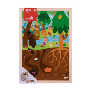 Holzpuzzle Wald