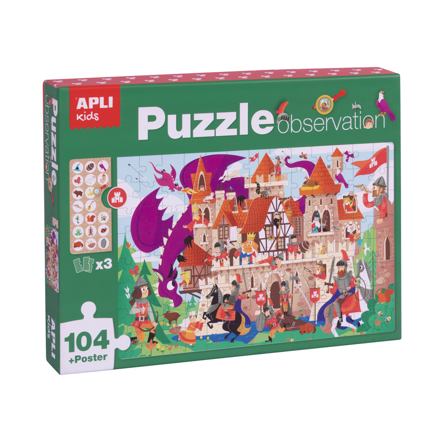 Wimmelbild-Puzzle Schloss