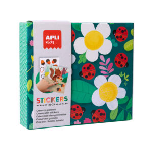 Marienkäfer-Sticker-Spiel