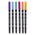 Doppelseitige Marker 6 Pastellfarben 2 18574-detail-anwendung