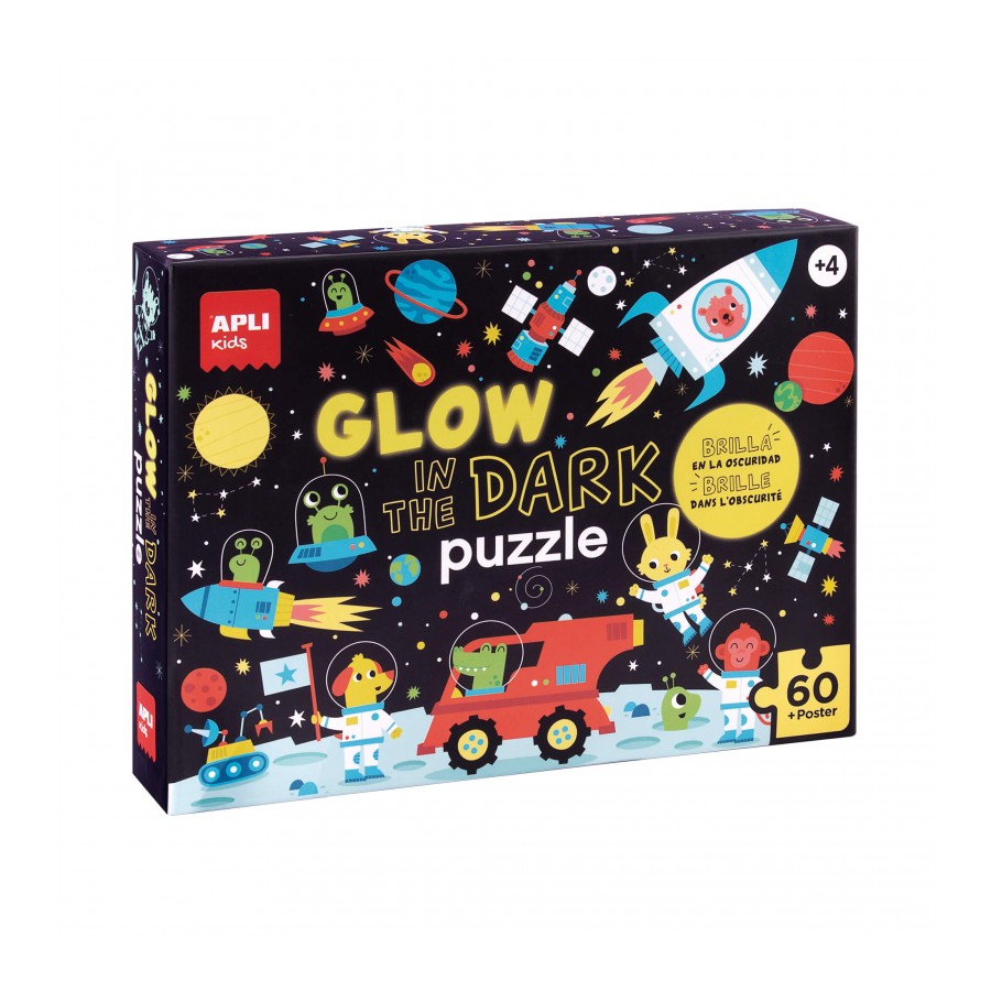 APLI Kids 27 Glow in the dark Puzzel Ruimte