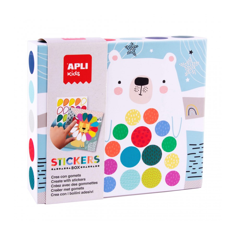 APLI Kids 24 Stickerspel Dieren