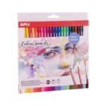 APLI (Aquarell) Bleistifte mit Pinsel - 24 Stück 1 18913 Bleistifte Aquarell apli
