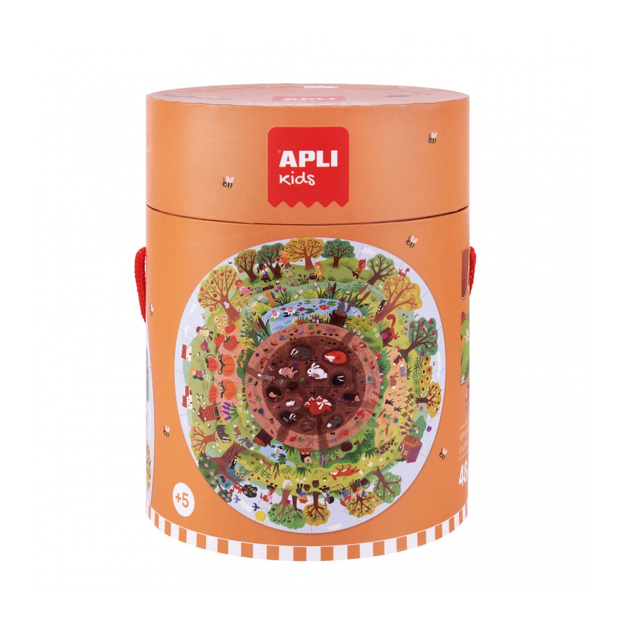 Het Bos puzzel rond