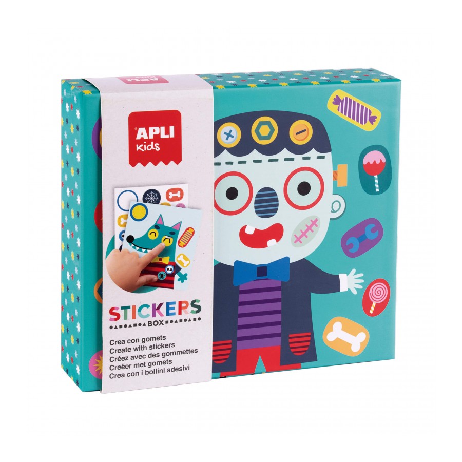 APLI Kids 25 Stickerspel Monsters