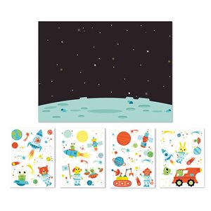 Stickerspel Ruimtereis 5 Stickerspel Ruimtereis – Bild 3