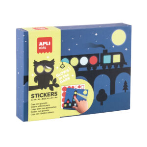 APLI Kids 49 Glow in the Dark Treinen Stickerspel