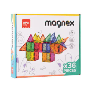 APLI Kids 52 Magnetische Bouwstenen Transparant (36x)