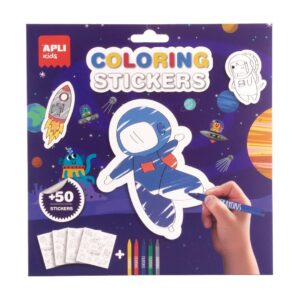 APLI Kids 45 Ruimtevaart Stickers Kleuren