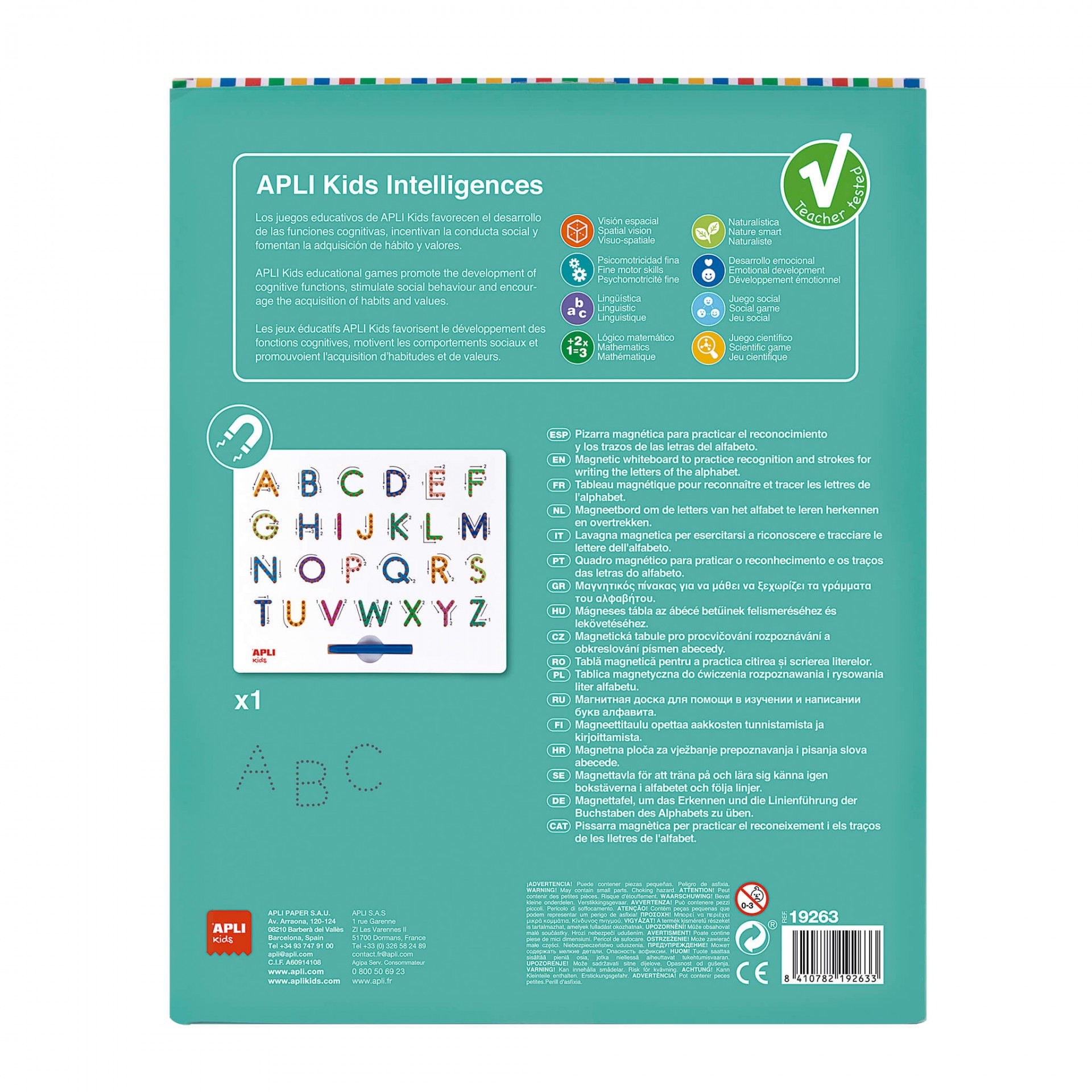 aplikids 19263 magneetspel letters