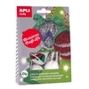 Christbaumkugeln mit Glitzer 1 Christmas-craft-kit-14349