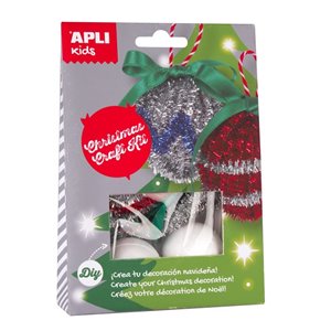 Christbaumkugeln mit Glitzer