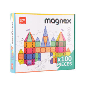 APLI Kids 50 Magnetische Bouwstenen Transparant (100x)