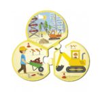 Trio Puzzle Berufe und ihr Arbeitsplatz 3 puzle-trio-profesiones-apli-18822-(2)