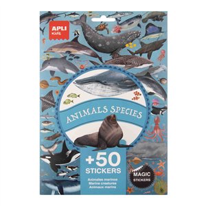 APLI Kids 44 Stickerset Zeedieren
