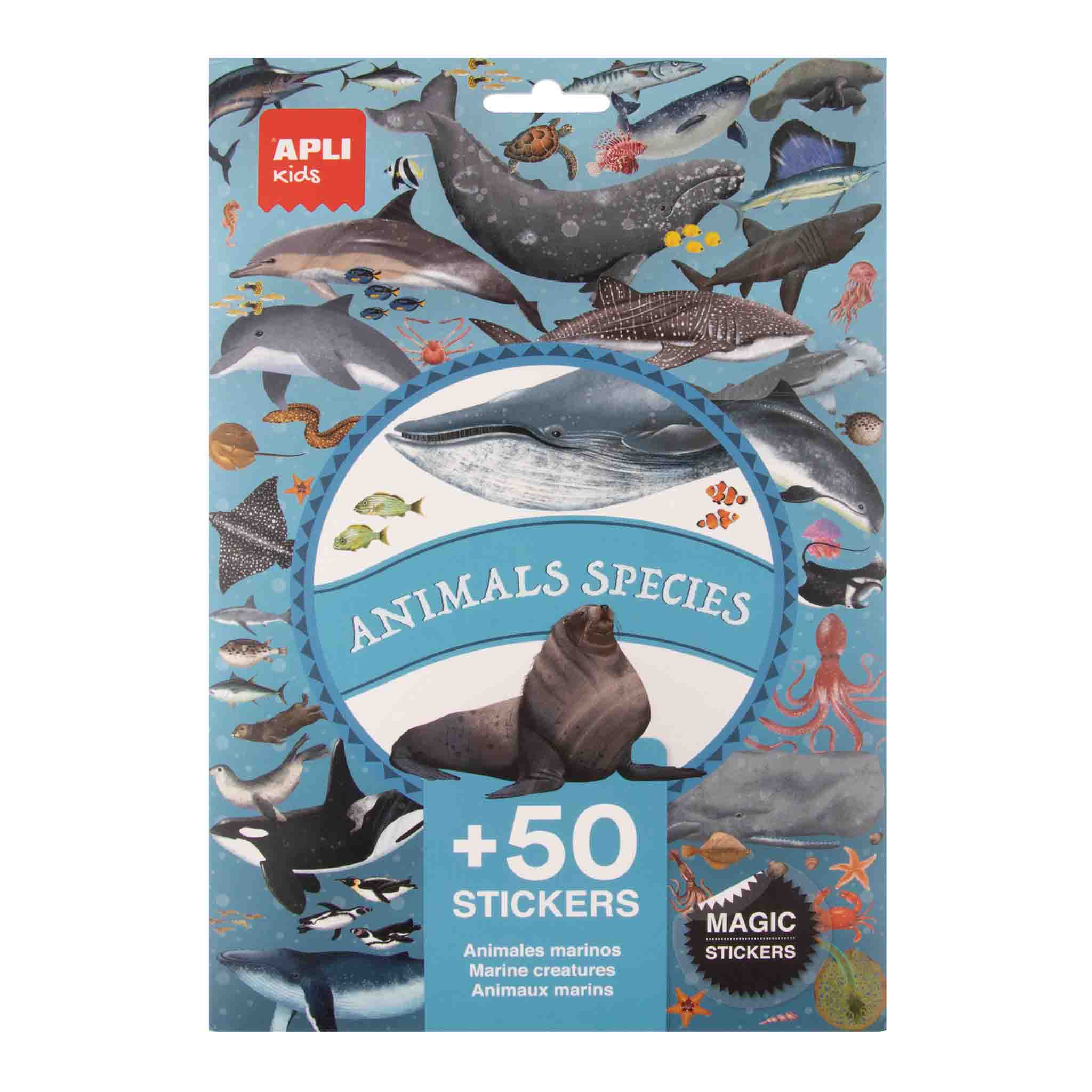 APLI Kids 31 Stickerset Zeedieren