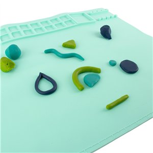 Groene siliconen schilder- & Knutselmat 8 Groene siliconen schilder- & Knutselmat – Bild 3