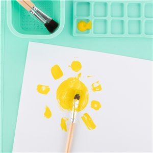 Groene siliconen schilder- & Knutselmat 10 Groene siliconen schilder- & Knutselmat – Bild 5