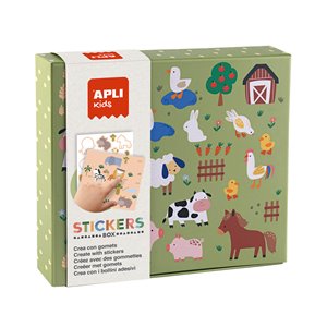 Stickerspiel Tiere in der Natur – Bild 1