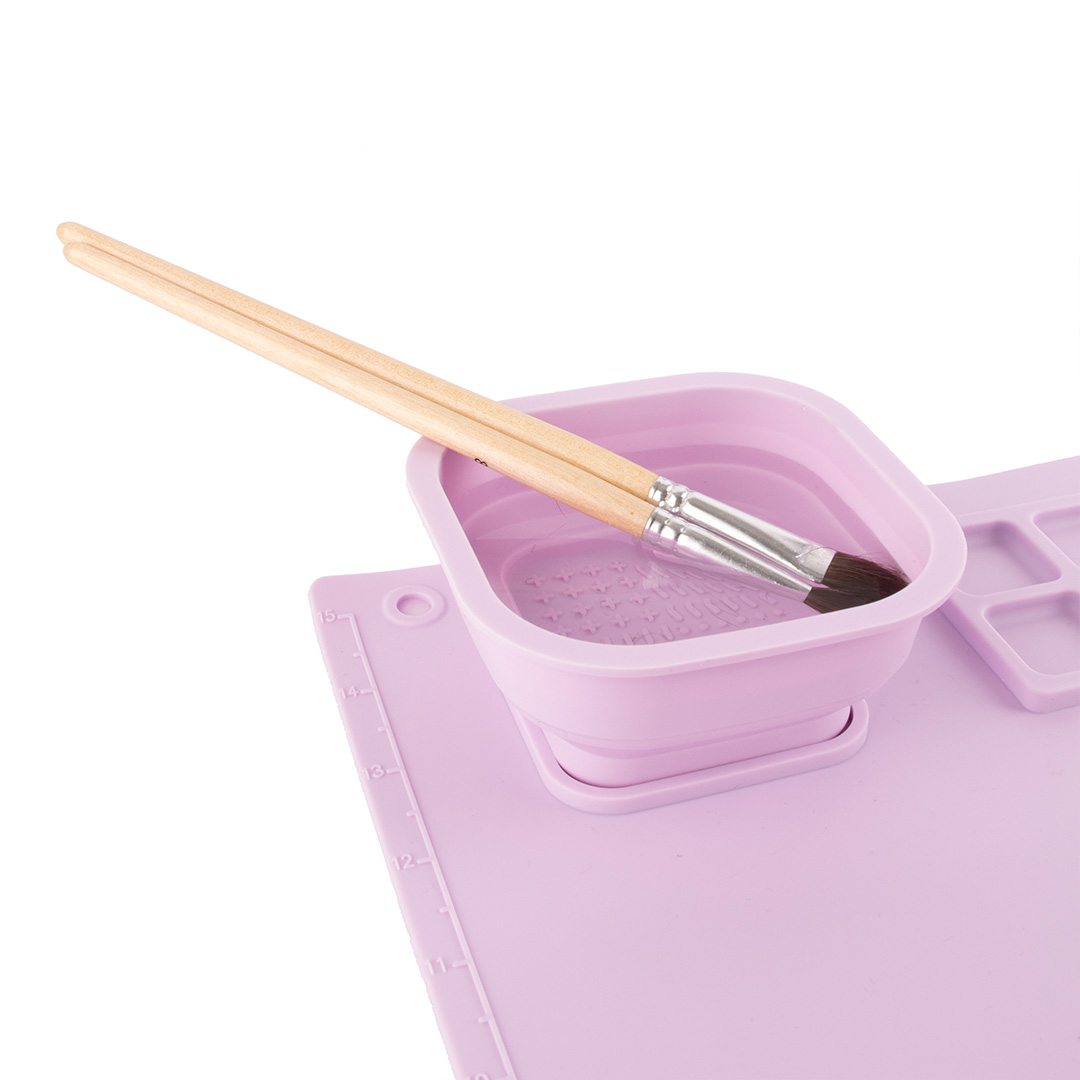 Lila siliconen schilder- & Knutselmat 5 tmpDEA0